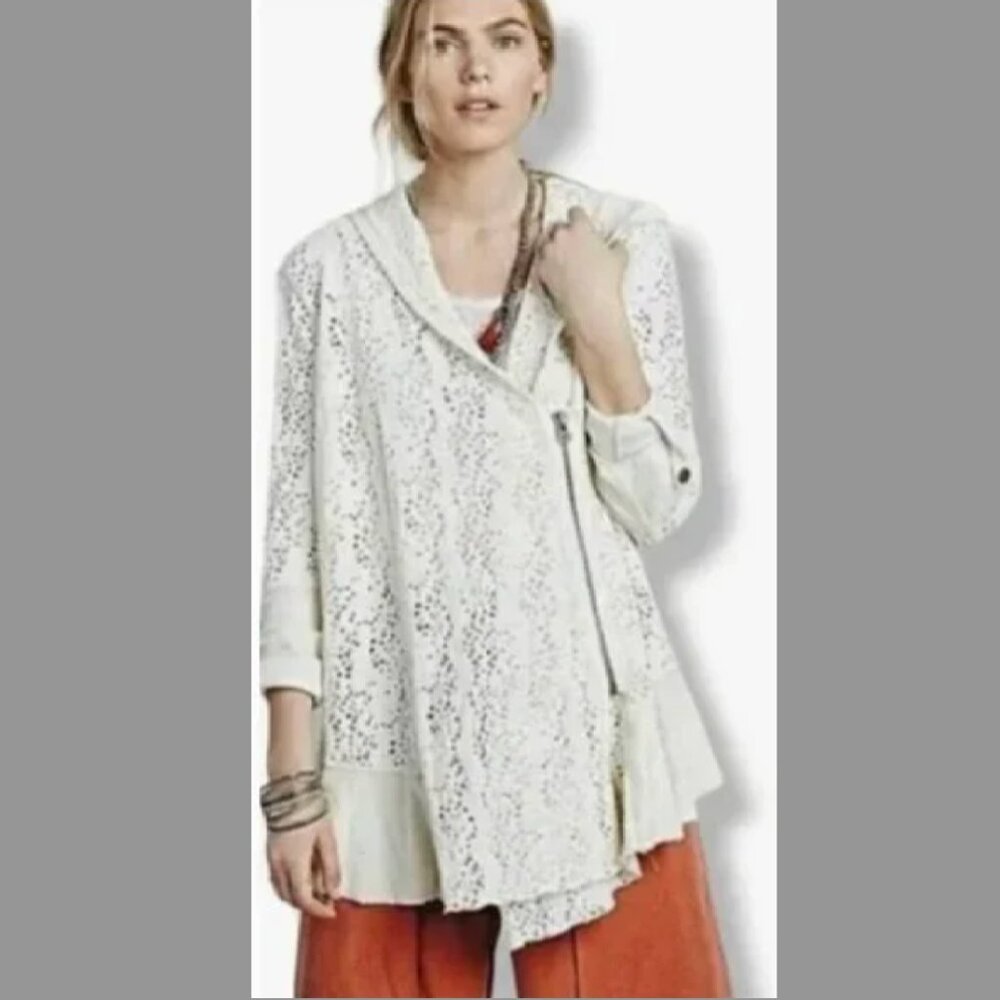 Free People open lacy cardigan sweater